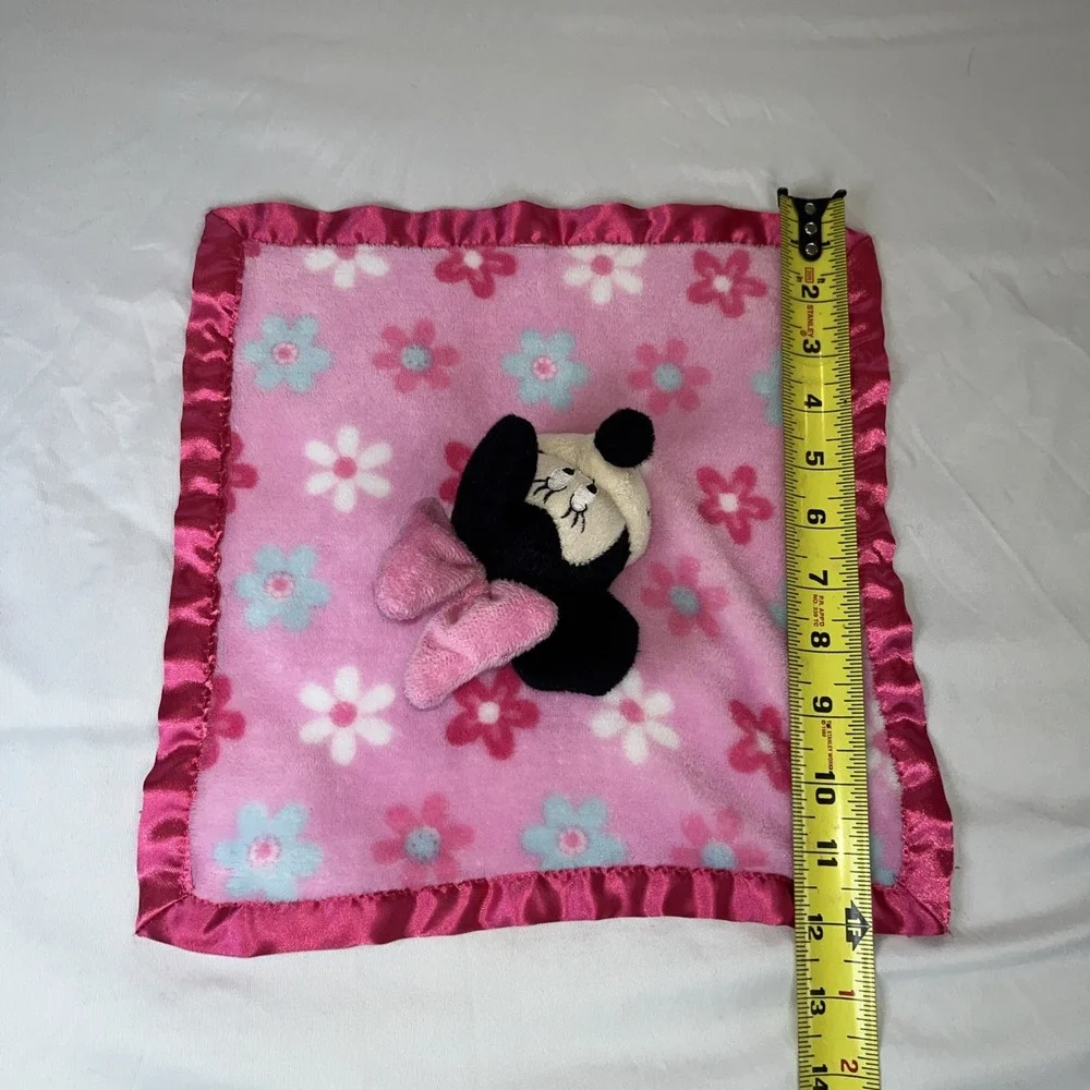 Minnie Mouse Lovey Pink‎ Satin Trim Security Plush Disney Baby